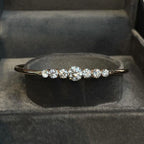 Classic Round Cut White Sapphire Bangle Bracelet For Women Belovegrace