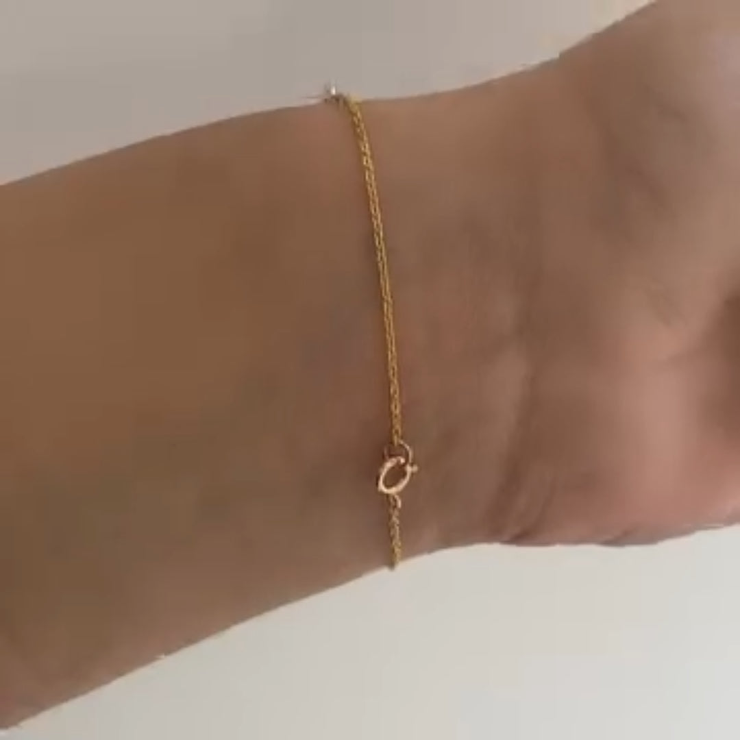 Luxury Jewelry Unique Golden Round Cut White Sapphire Bracelet For Women