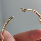 Fashion Knot Design  Golden Round Cut White Sapphire Bangle Bracelet For Women