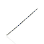 Classic Baguette Cut Blue & White Sapphire Tennis  Bracelet For Women