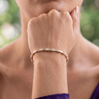 Luxury Jewelry Yellow Gold Asscher & Baguette Cut White Sapphire Tennis Bracelet For Women