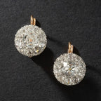 Two Tone Cushion Cut White Sapphire Vintage Drop Earrings For Women belovegrace.com