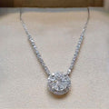 Classy Marquise & Round Cut Pendant Necklace For Women Belovegrace