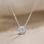 Classy Marquise & Round Cut Pendant Necklace For Women Belovegrace
