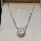 Classy Marquise & Round Cut Pendant Necklace For Women Belovegrace