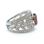 Milgrain Oval Cut Ruby Sapphire Promise Rings Engagement Rings For Women Belovegrace