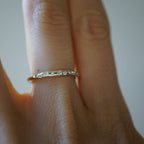 Golden Round Cut White Sapphire Wedding Band For Women Belovegrace