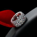 Eternity Cushion Cut White Sapphire Wedding Band Eternity Band For Women Belovegrace