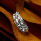 Halo Cushion Cut White Sapphire Half Eternity Wedding Band For Women Belovegrace