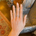 Luxury Jewelry Two Tone Classic Cushion Cut White Sapphire Half Eternity Wedding Band For Women