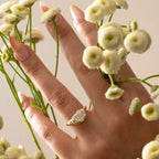 Unique Design Solitaire Yellow Gold Bezel Cushion Cut White Sapphire Engagement Ring