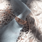 Classic Three Stone Yellow Gold Round Cut  White Sapphire Wedding Band For Women
