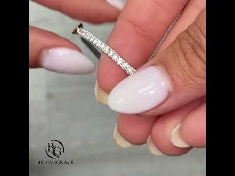 Fancy Two Tone Pear Cut Canary & White Sapphire Bangle Bracelet For Women